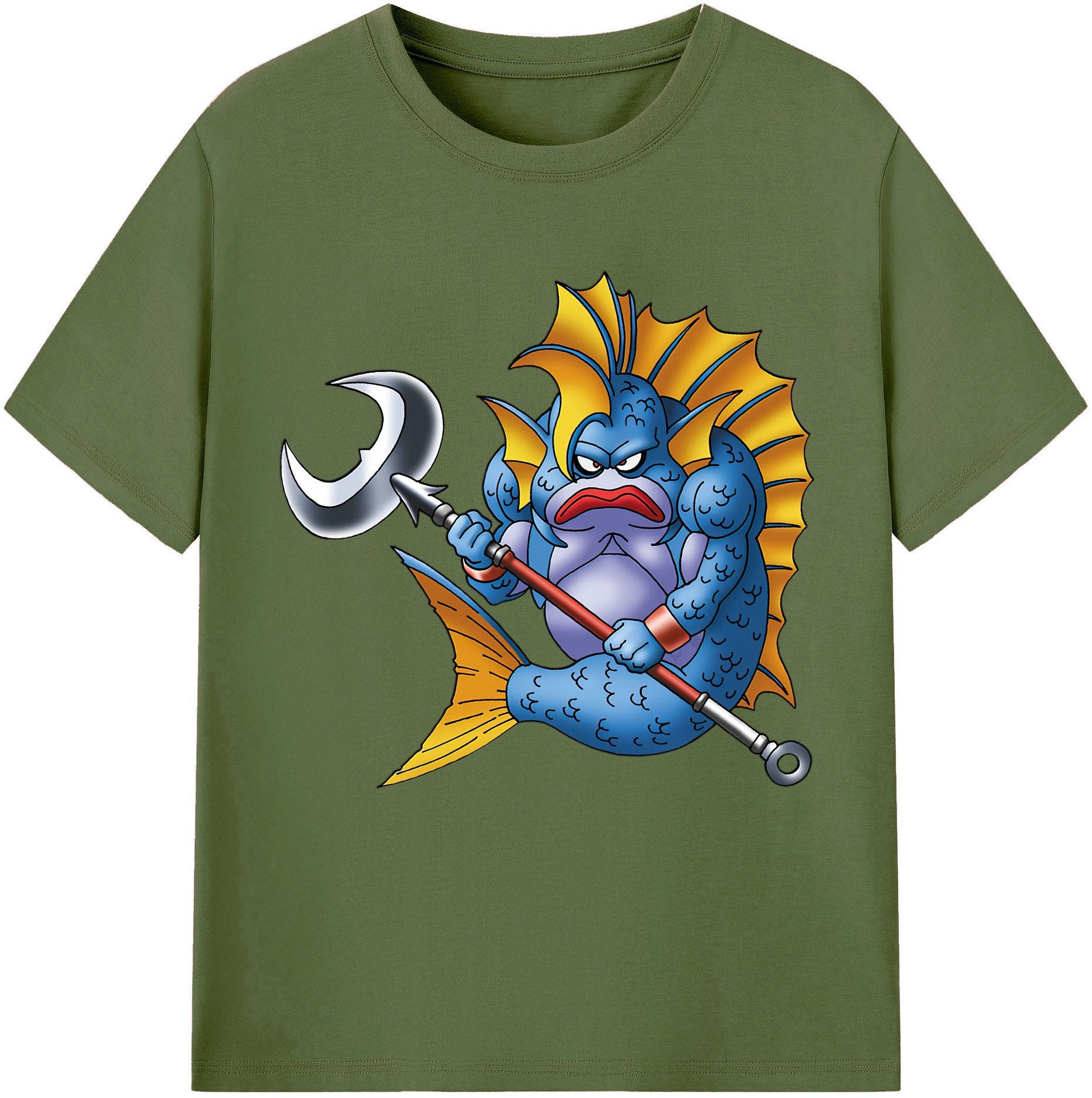 （画像用） ドラゴンクエスト Doragon Kuesuto Dragon Quest 綿100％半袖Tシャツ（フロントプリント）